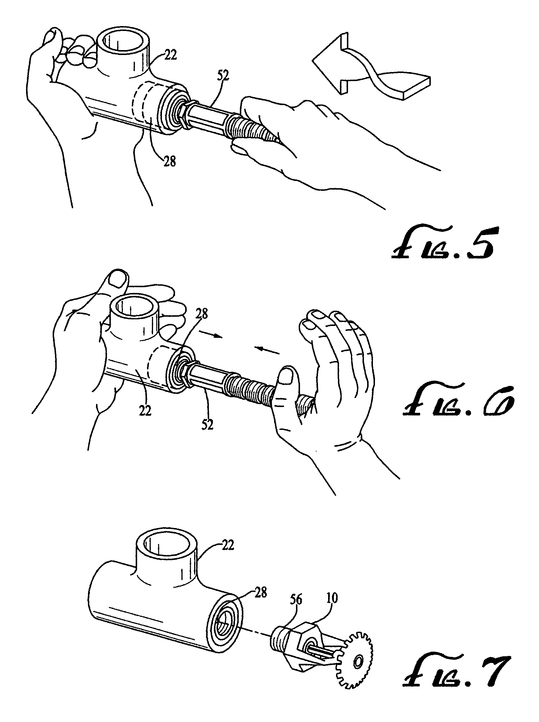 Compact fire sprinkler attachment insert