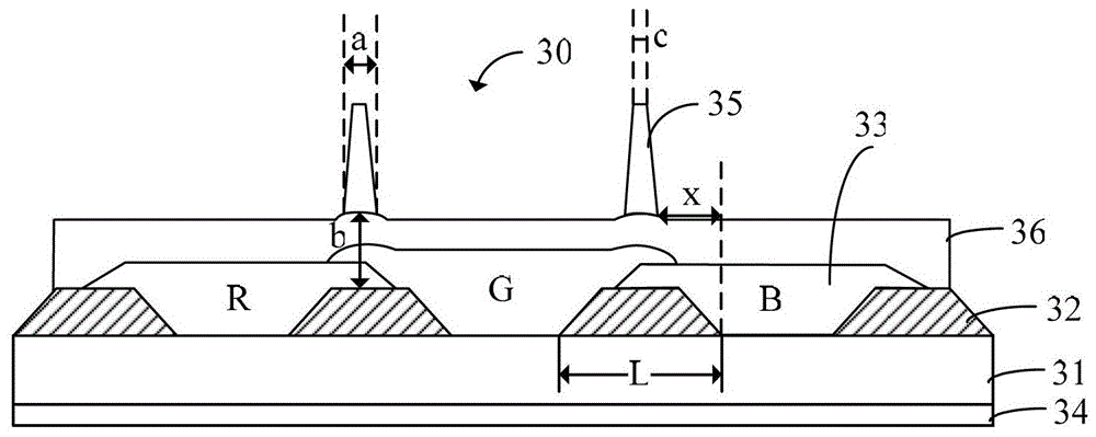 Filter plate for ips mode liquid crystal display panel, liquid crystal display device