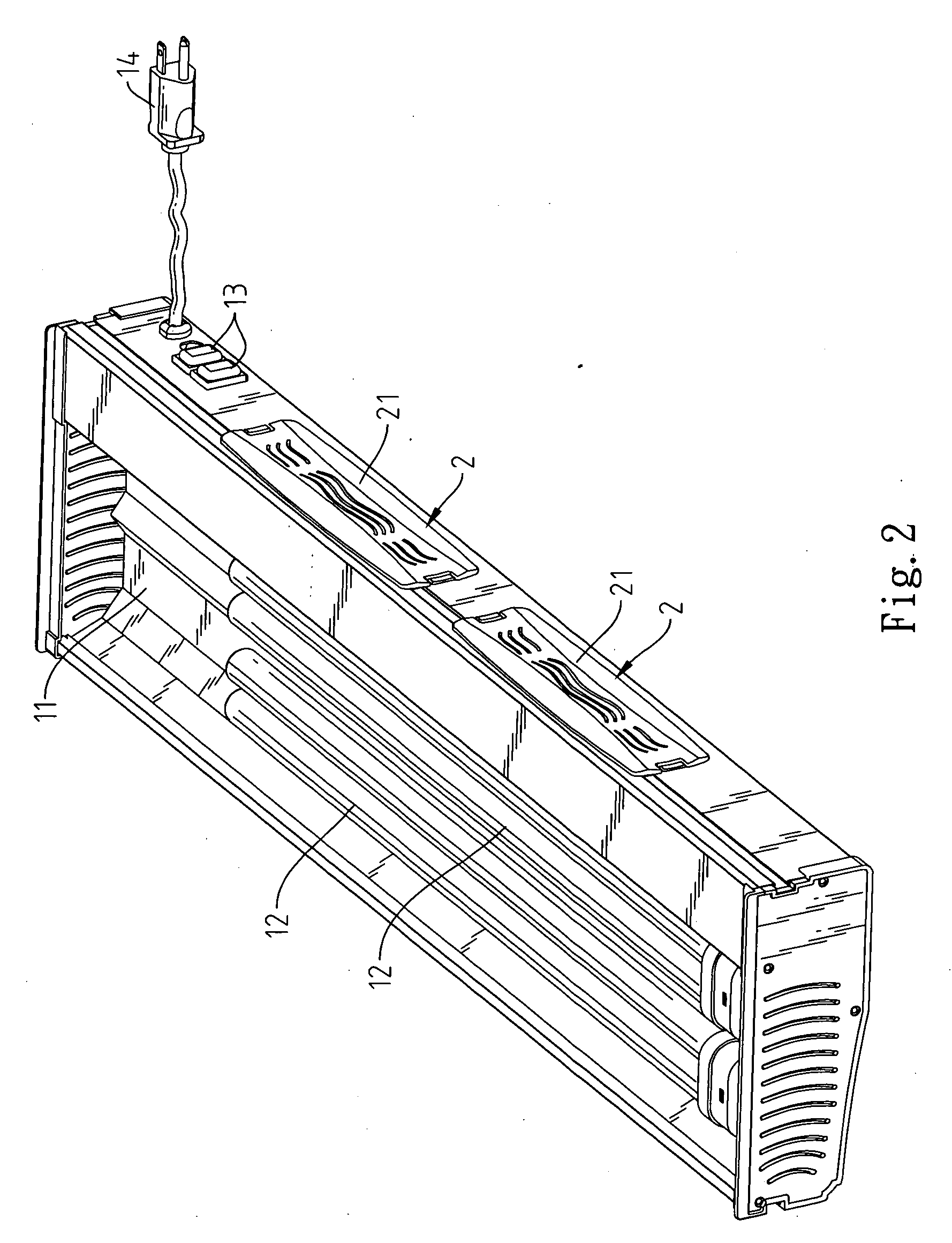 Modular ballasts of aquarium