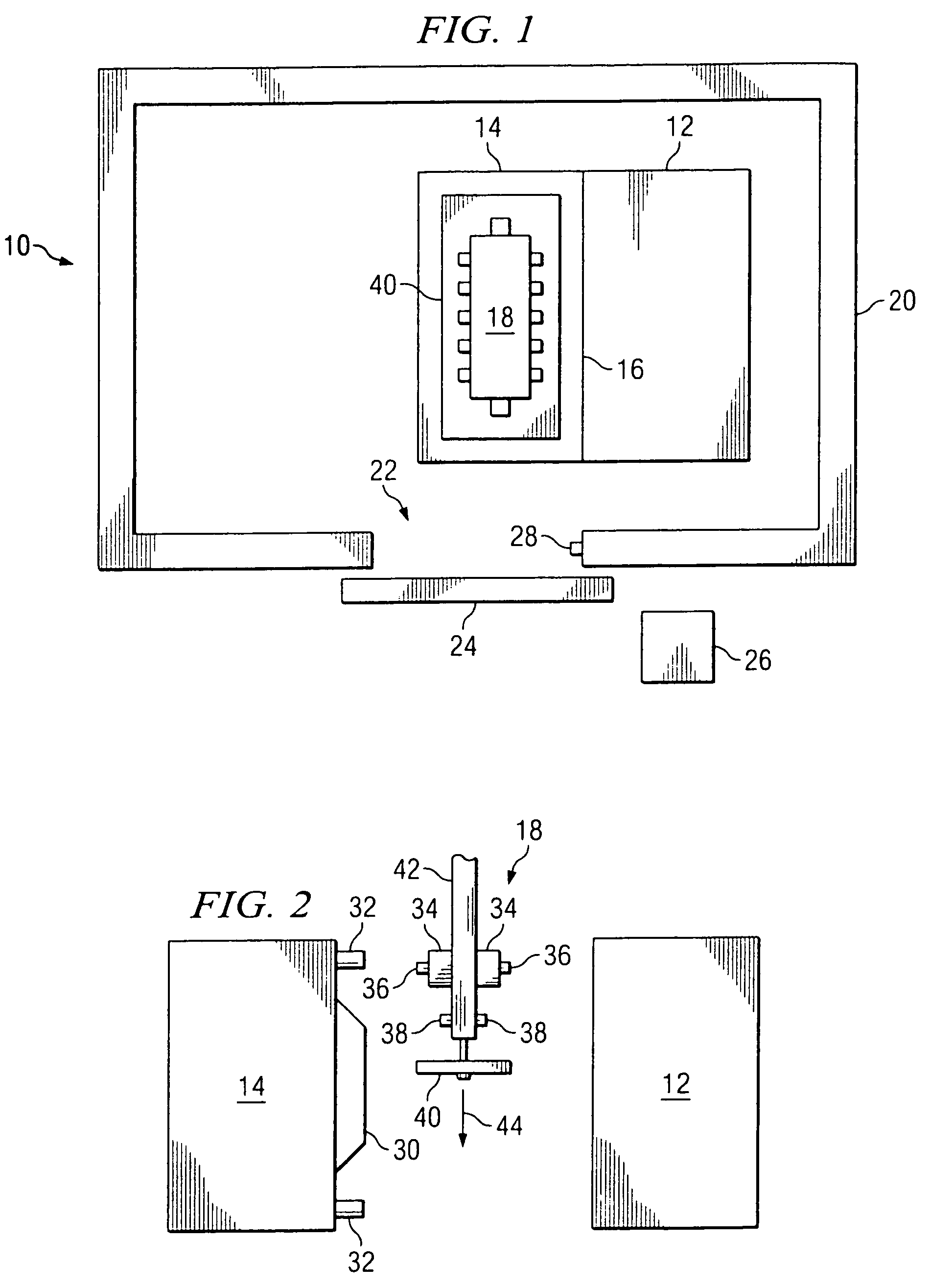 Die casting reciprocator safety bar