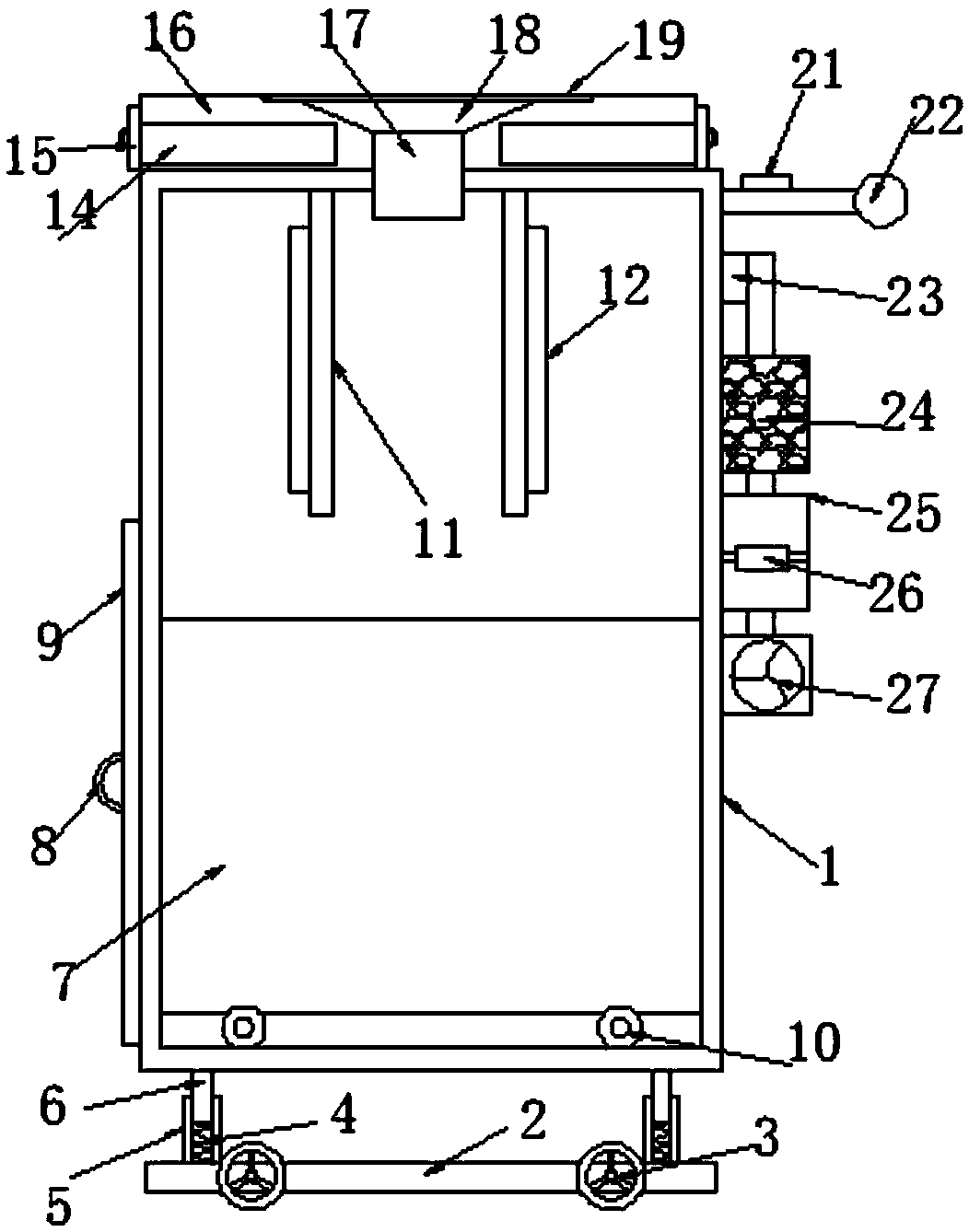 Medical infusion bottle recycling device with heat shrinkage function