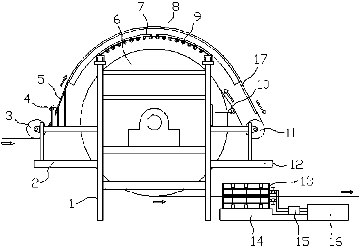 A mica paper drying system