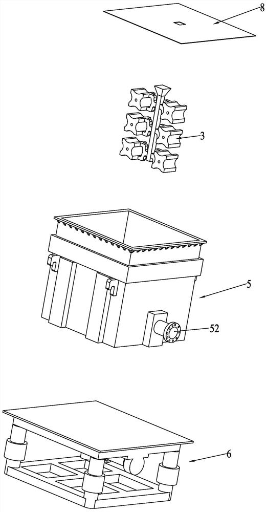 Method for conducting negative pressure casting on casting product through light-curing rapid prototyping lost foam