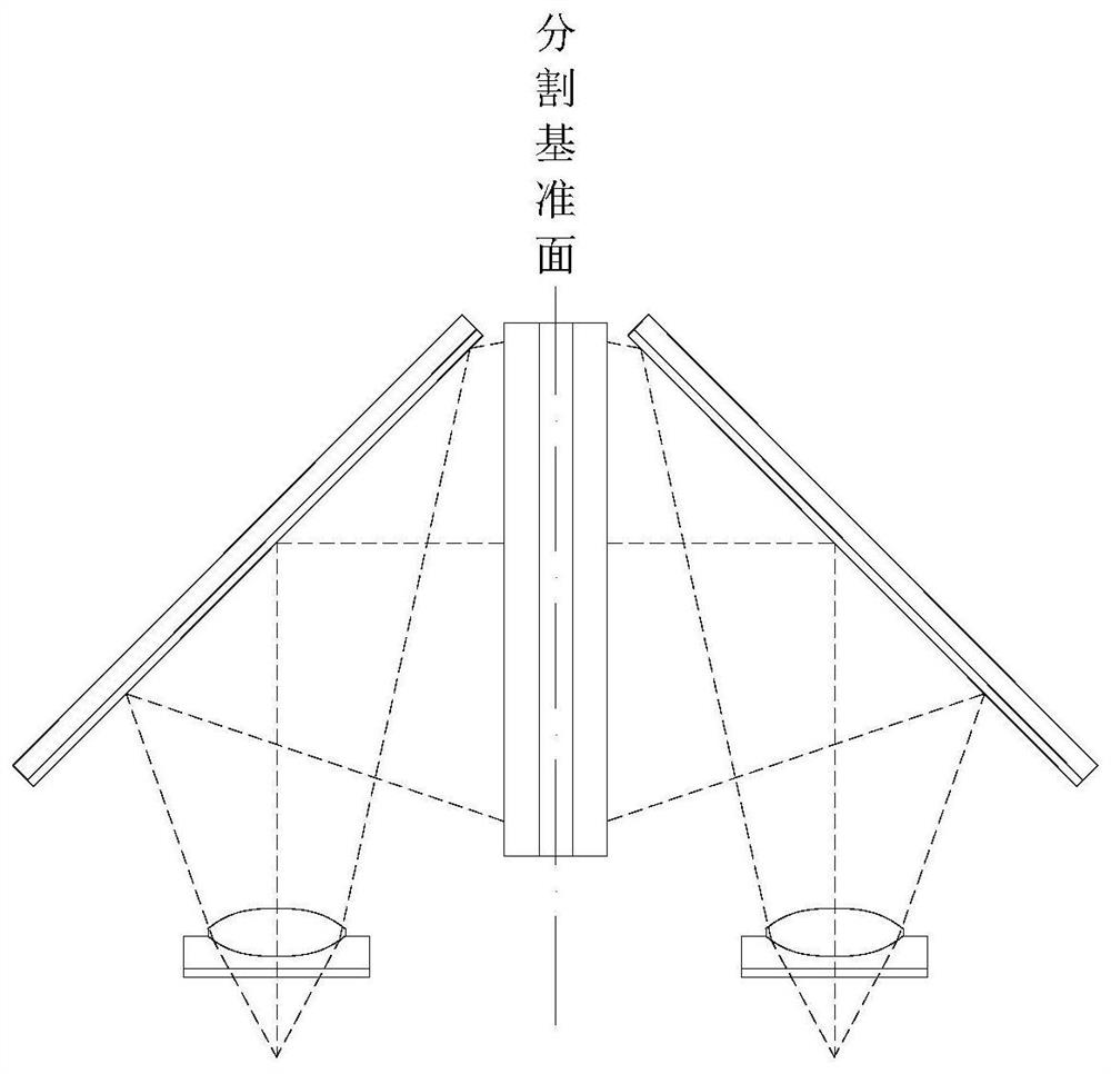 Large-depth-of-field head-mounted VR optical system and imaging method thereof