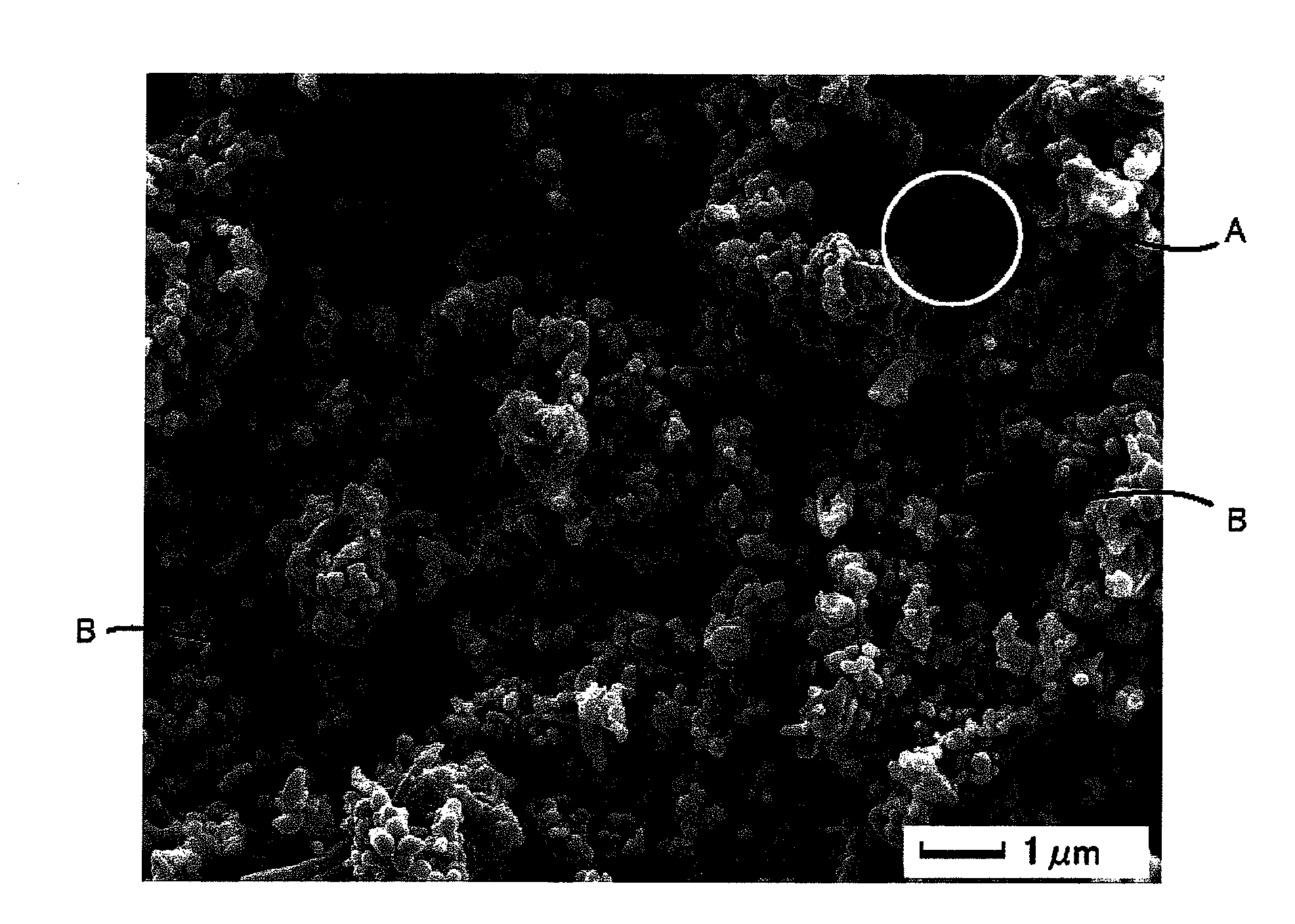 Mixed material of lithium iron phosphate and carbon, electrode containing same, battery comprising such electrode, method for producing such mixed material, and method for producing battery