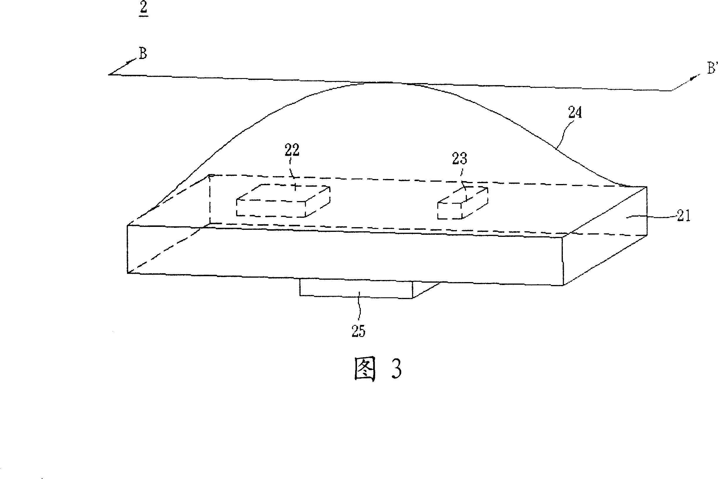 Light-emitting diode packaging module