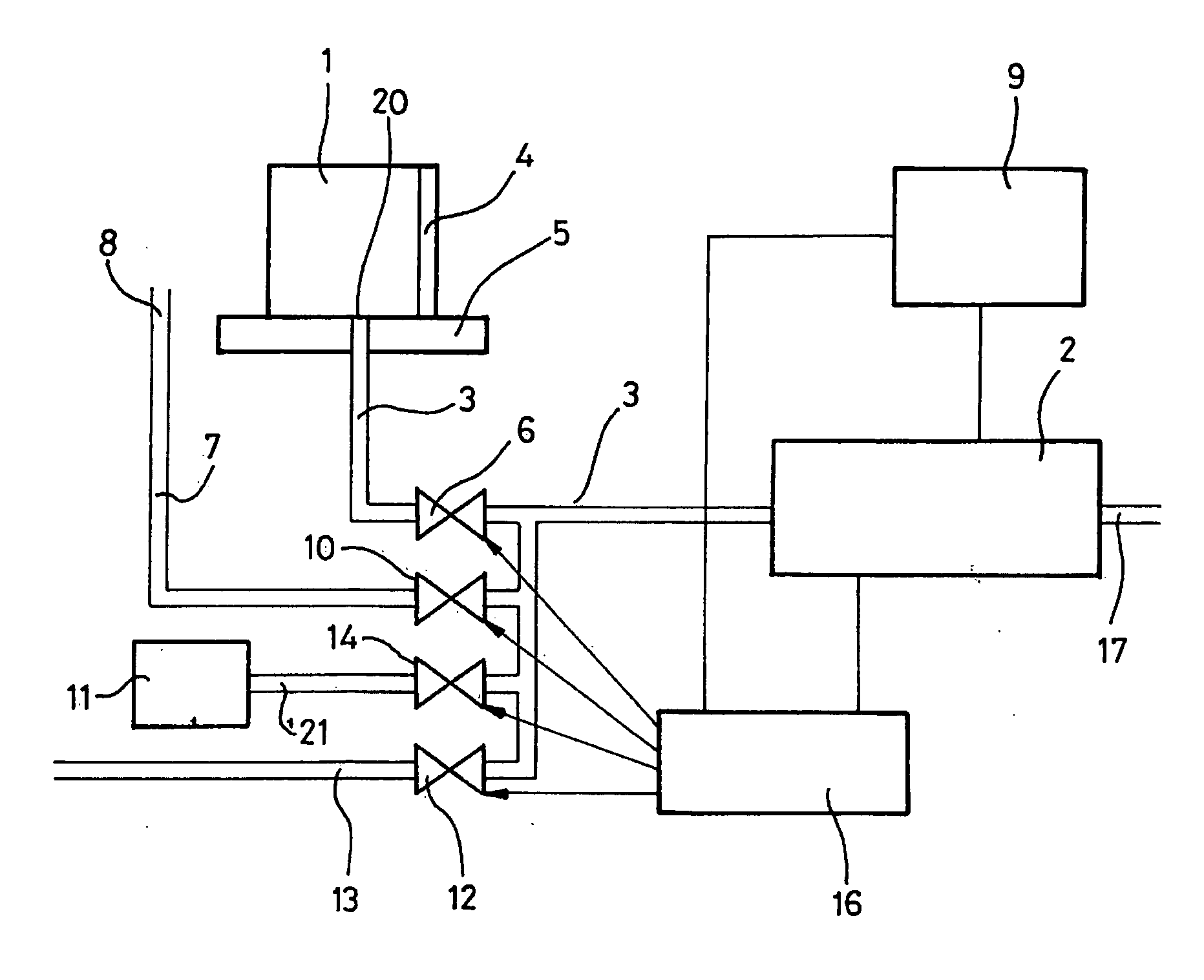 Method and device for monitoring the contamination of substrate wafers