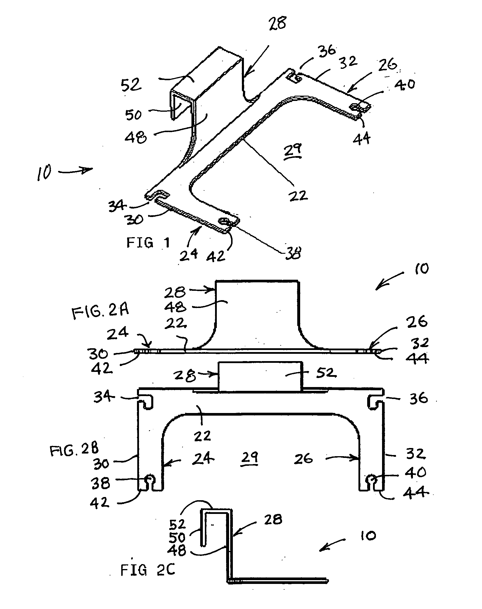 Cabinet door mounted grocery bag holder