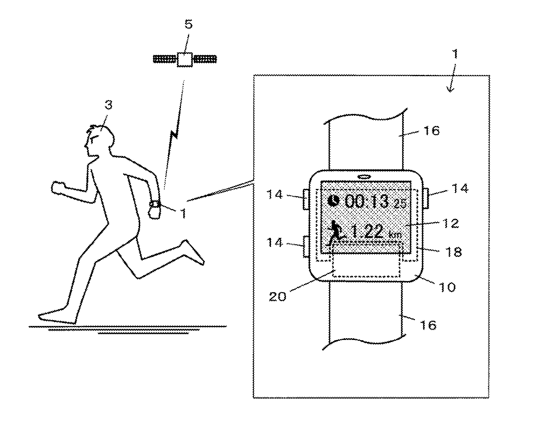 Drive control method of reception unit and positioning device