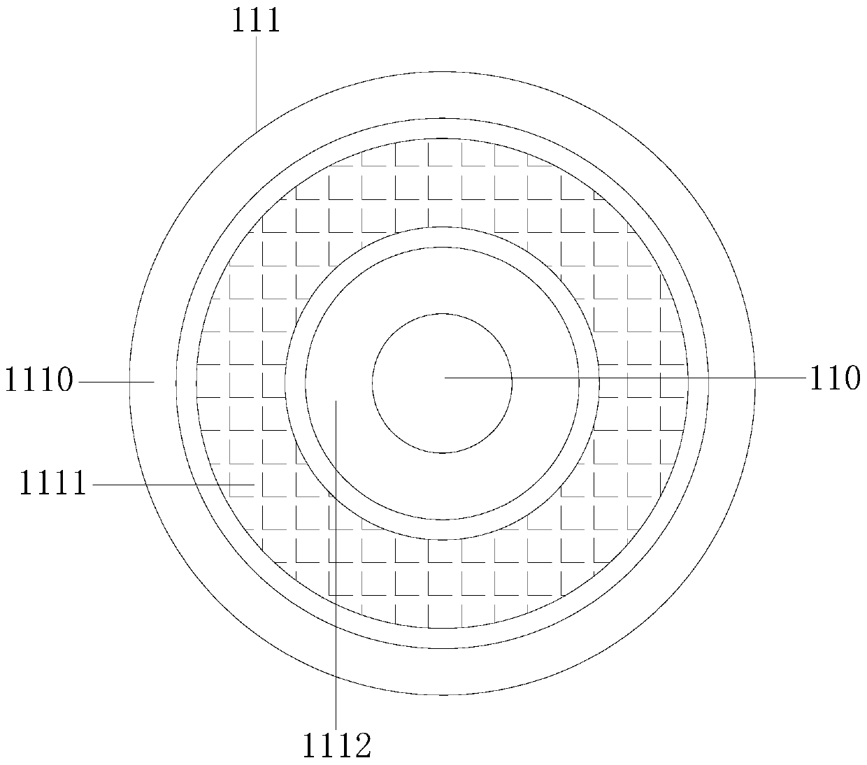 Granulated feed conveying device