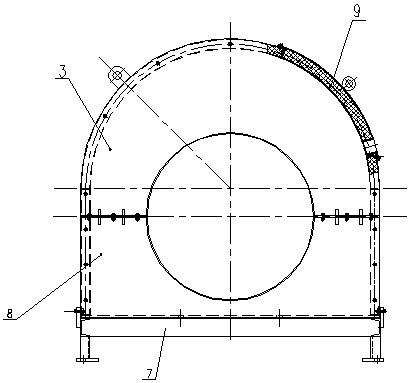 Low noise local ventilator for mine