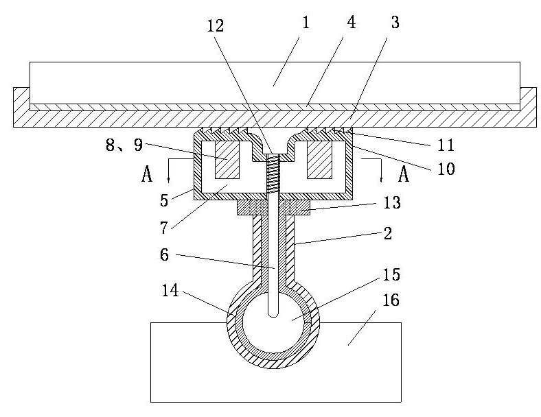 Connection structure for tablet computer and bracket thereof