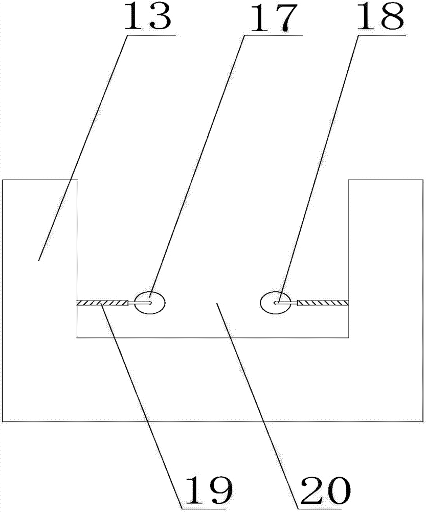 Grinding device for welding seam in surface of petroleum pipeline