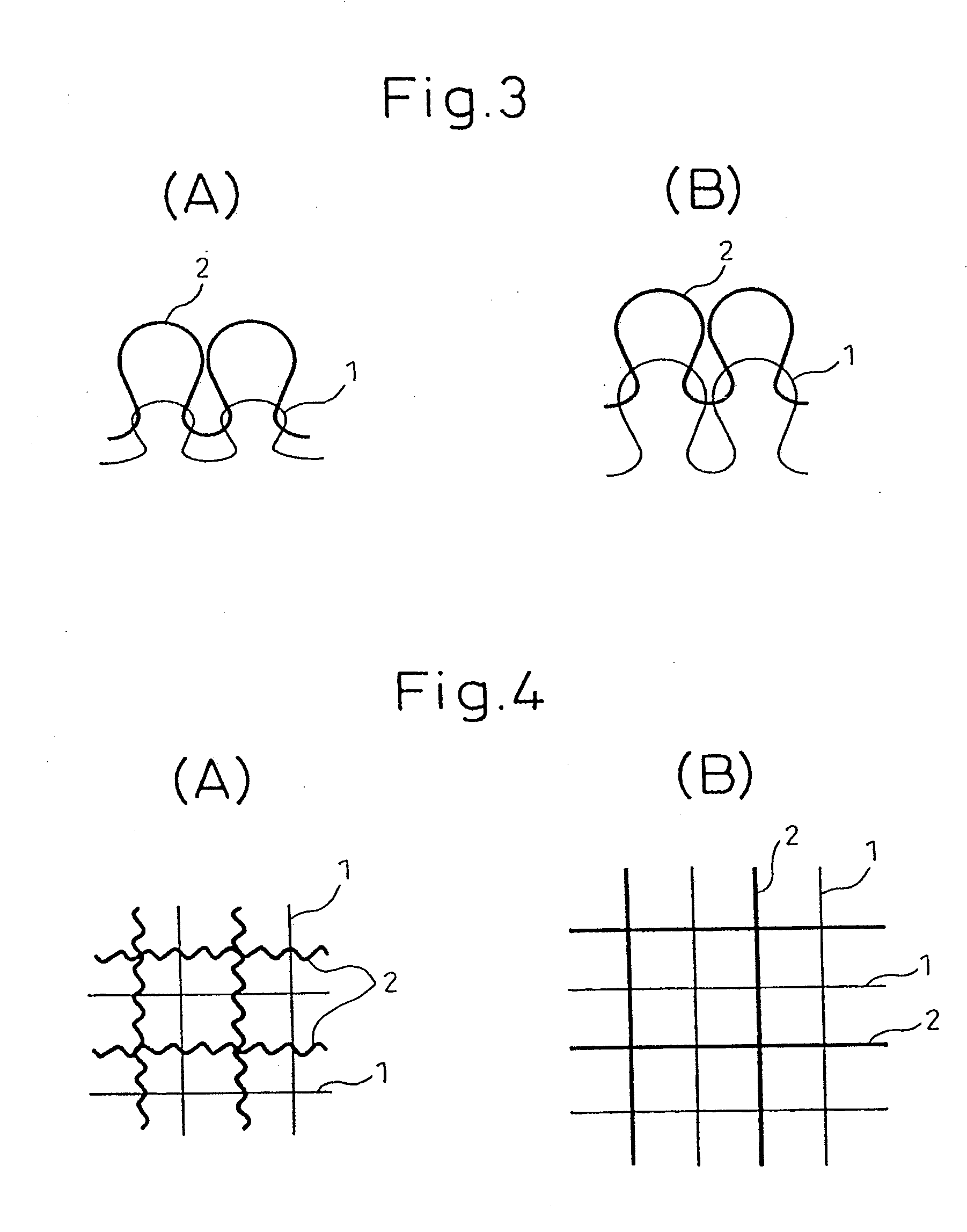 Woven or knitted fabric containing two different types of yarns and clothing containing the fabric