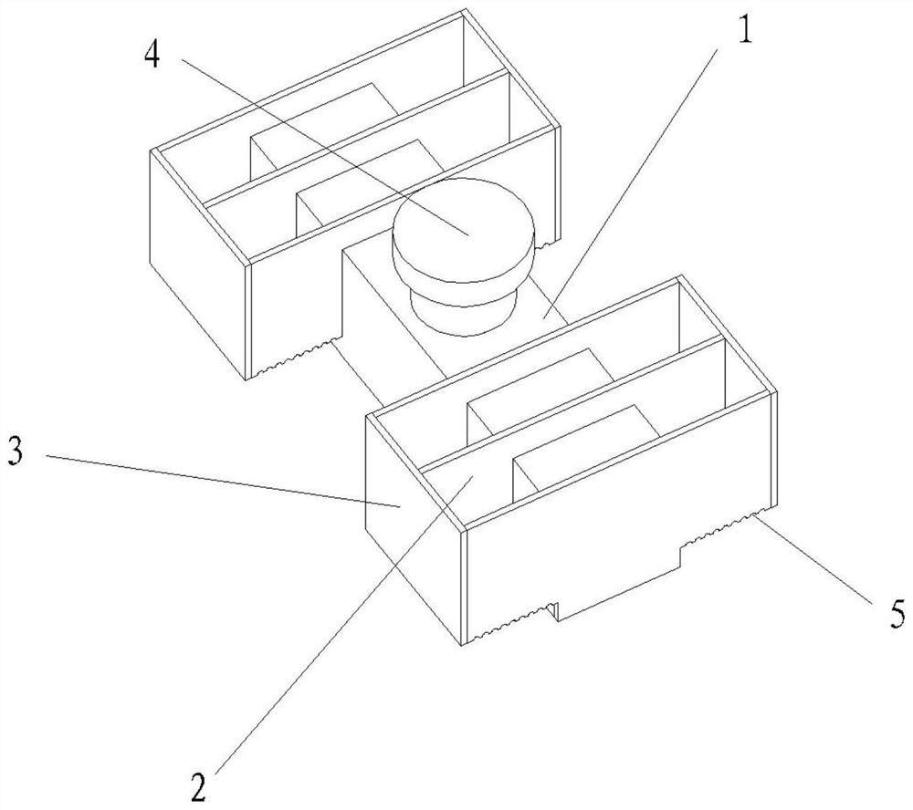 Long-line die table prefabricated component edge template fixing device and long-line die table comprising long-line die table prefabricated component edge template fixing device