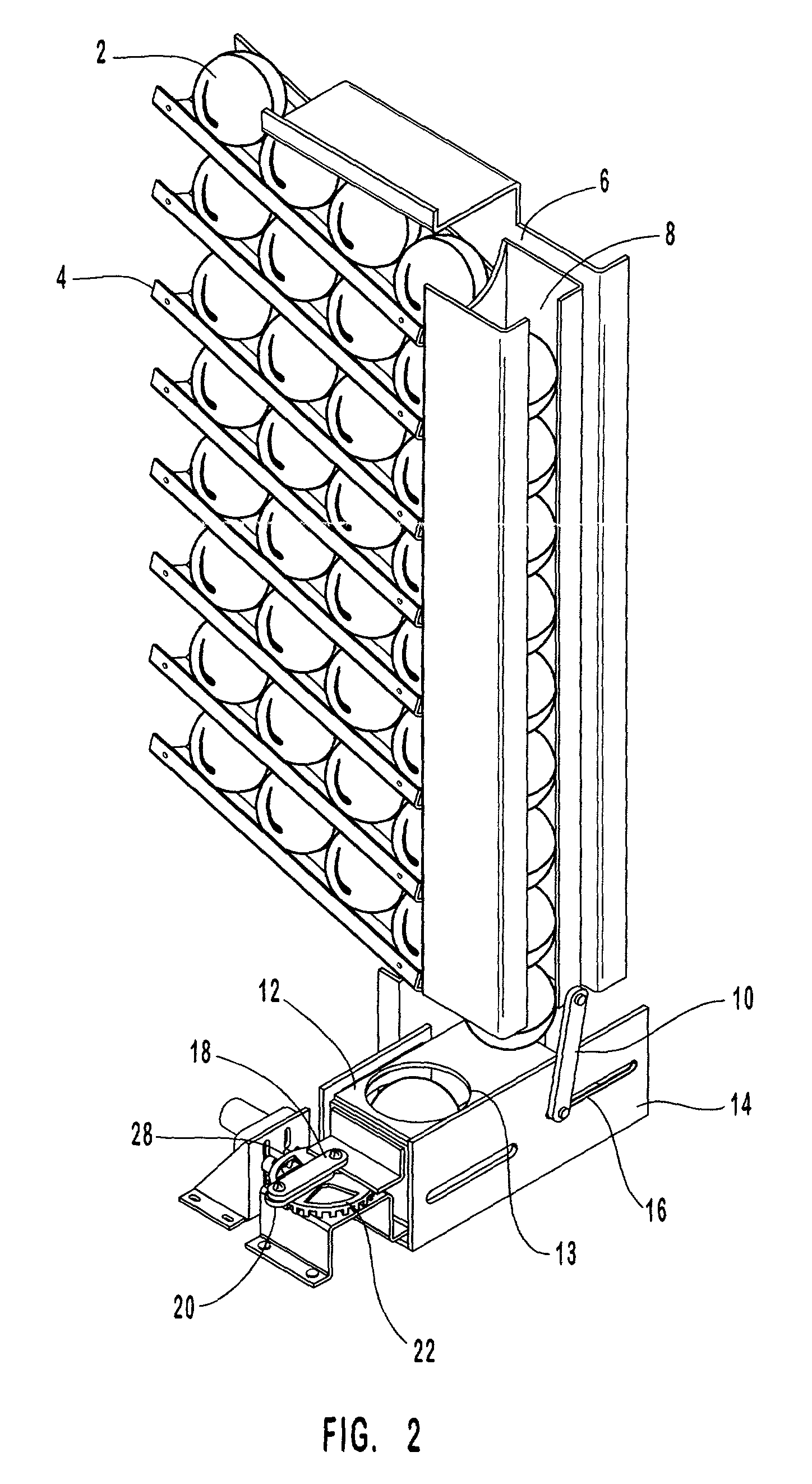 Delivery chute system for gravity game