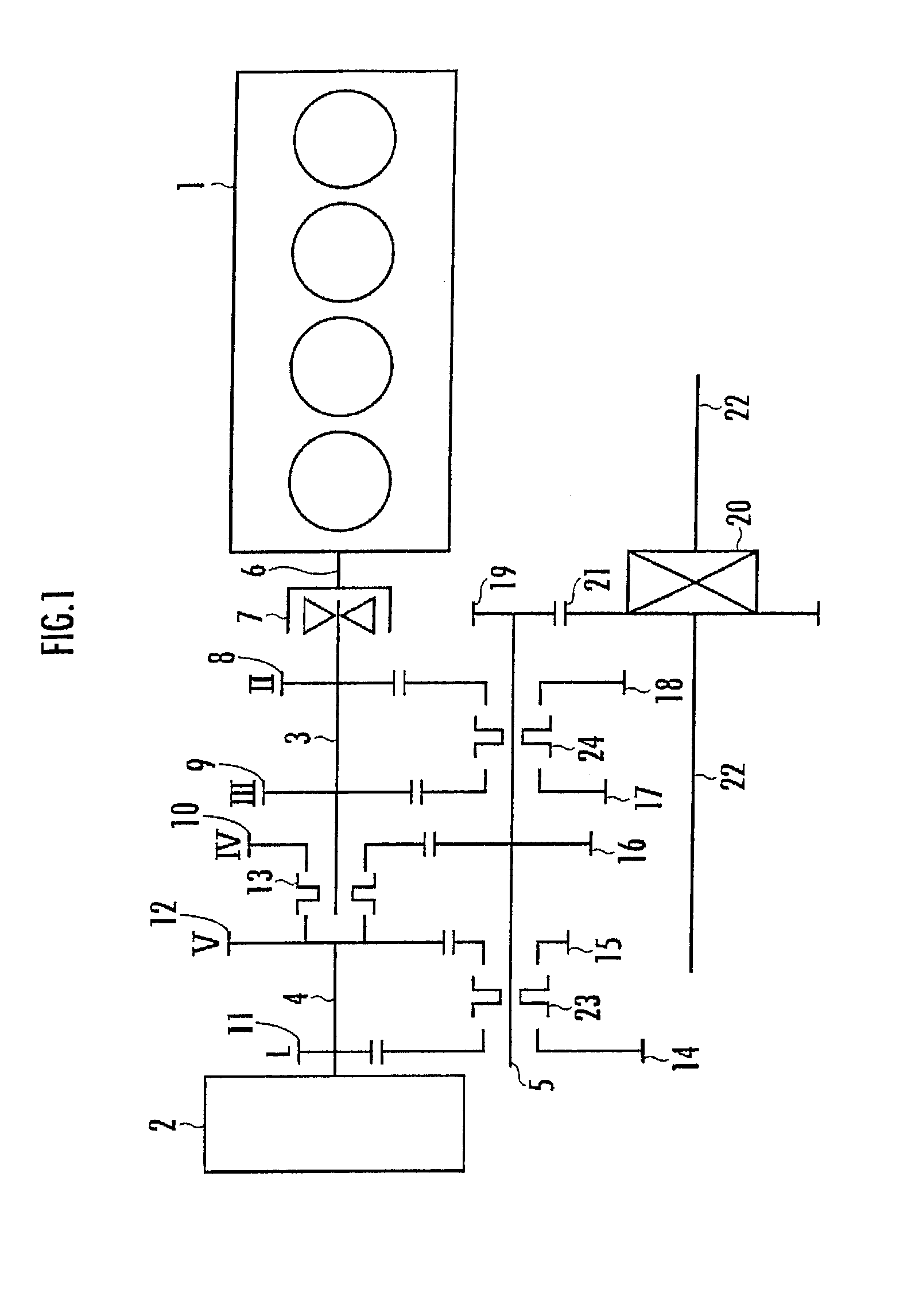 Transmission for hybrid vehicle