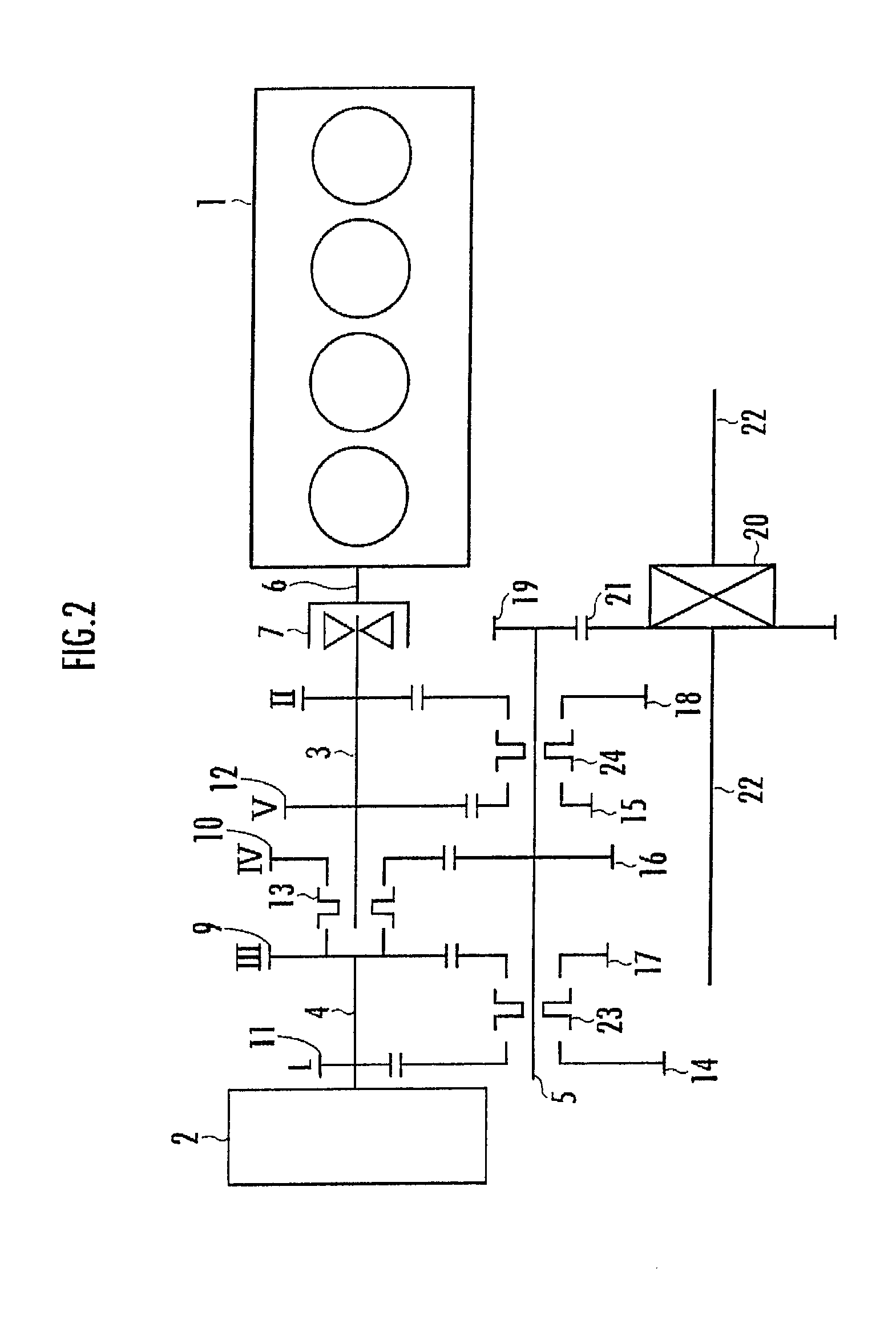 Transmission for hybrid vehicle