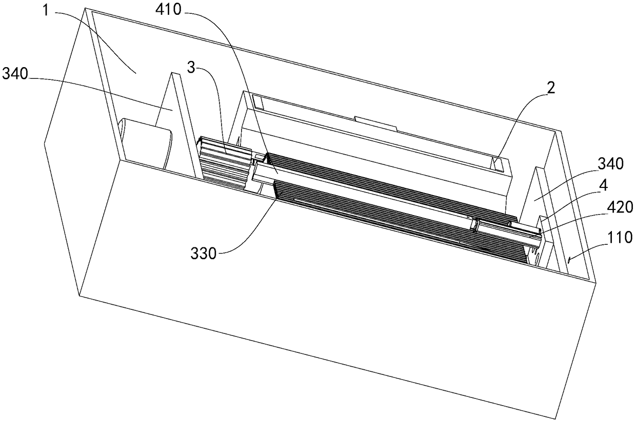 Acupuncture needle box capable of discharging needles one by one