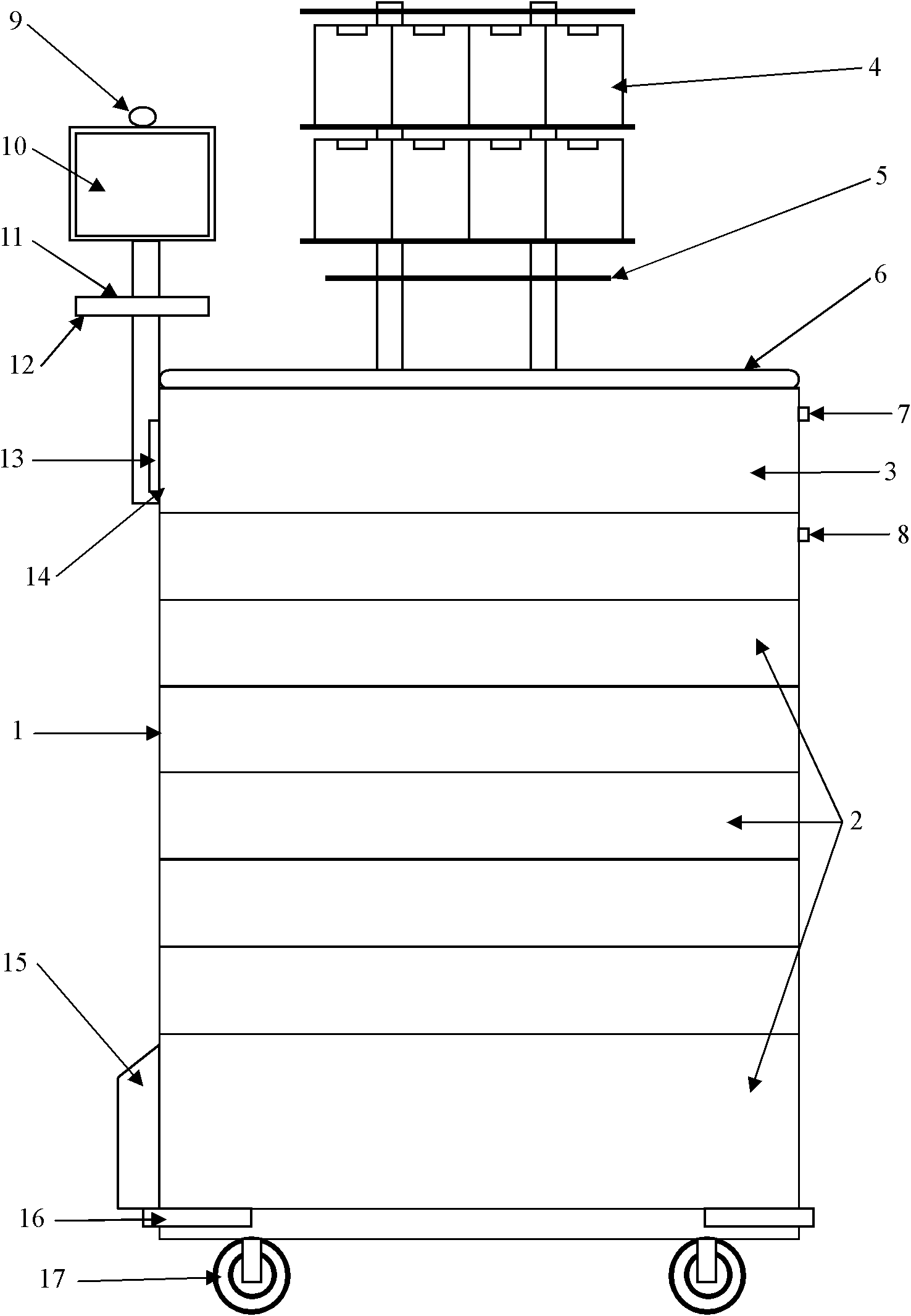 Automatic article management and access device