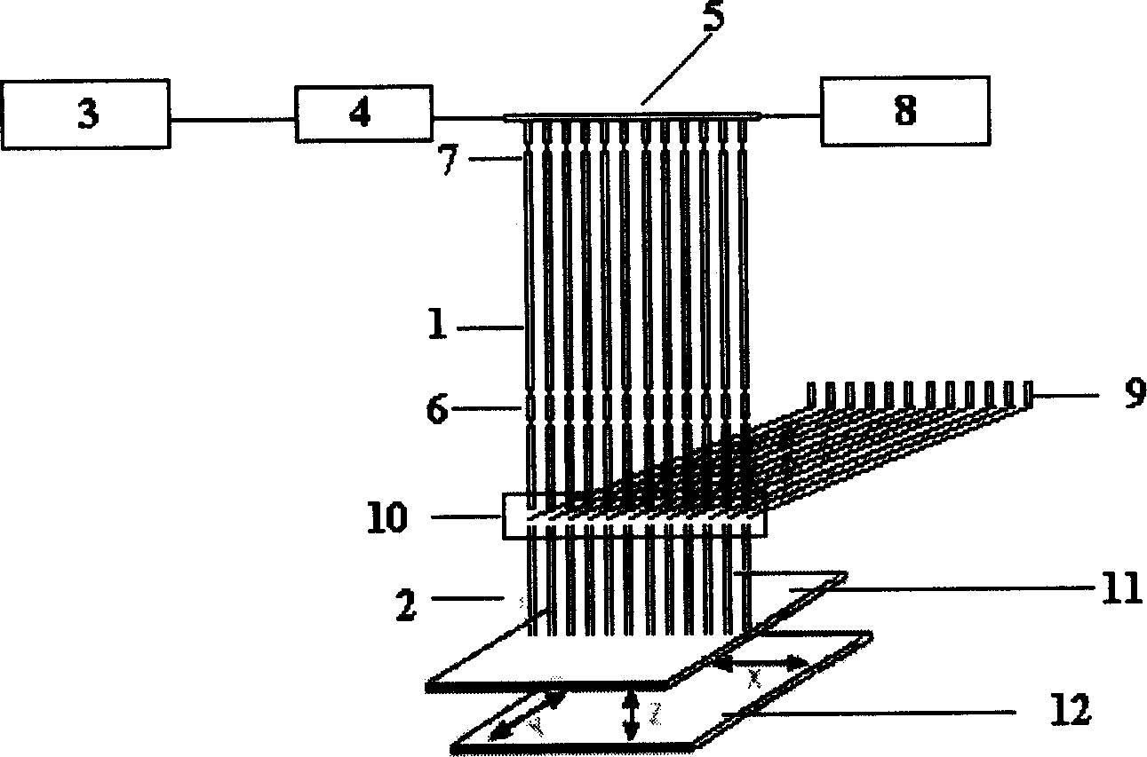 High flux protein multidemension array chromatogram separating system