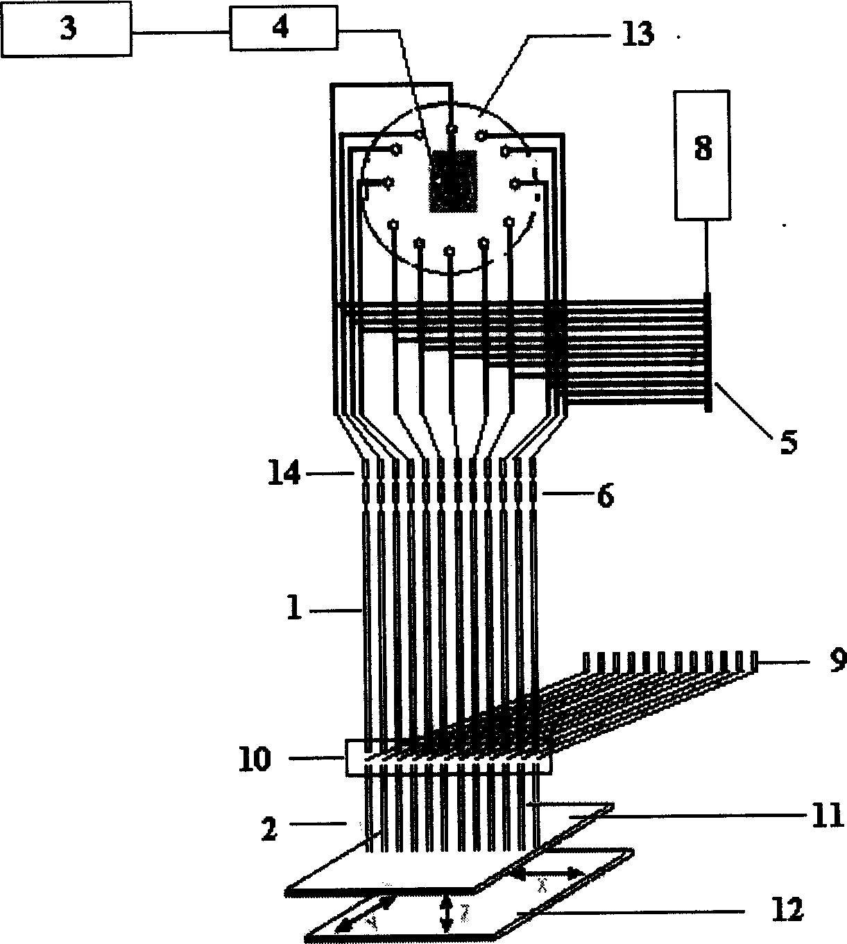 High flux protein multidemension array chromatogram separating system