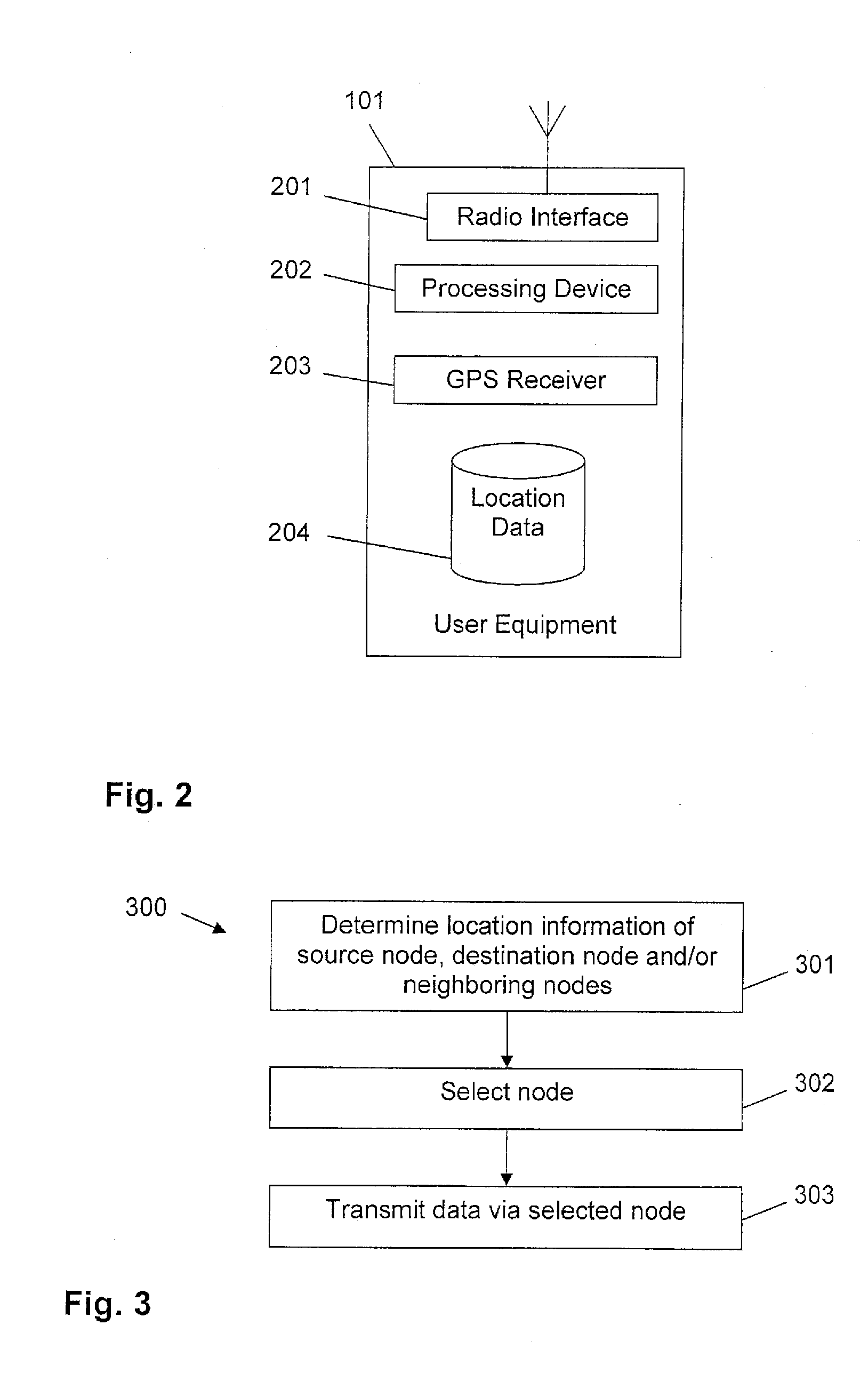 Operating a user equipment in a wireless mesh radio network