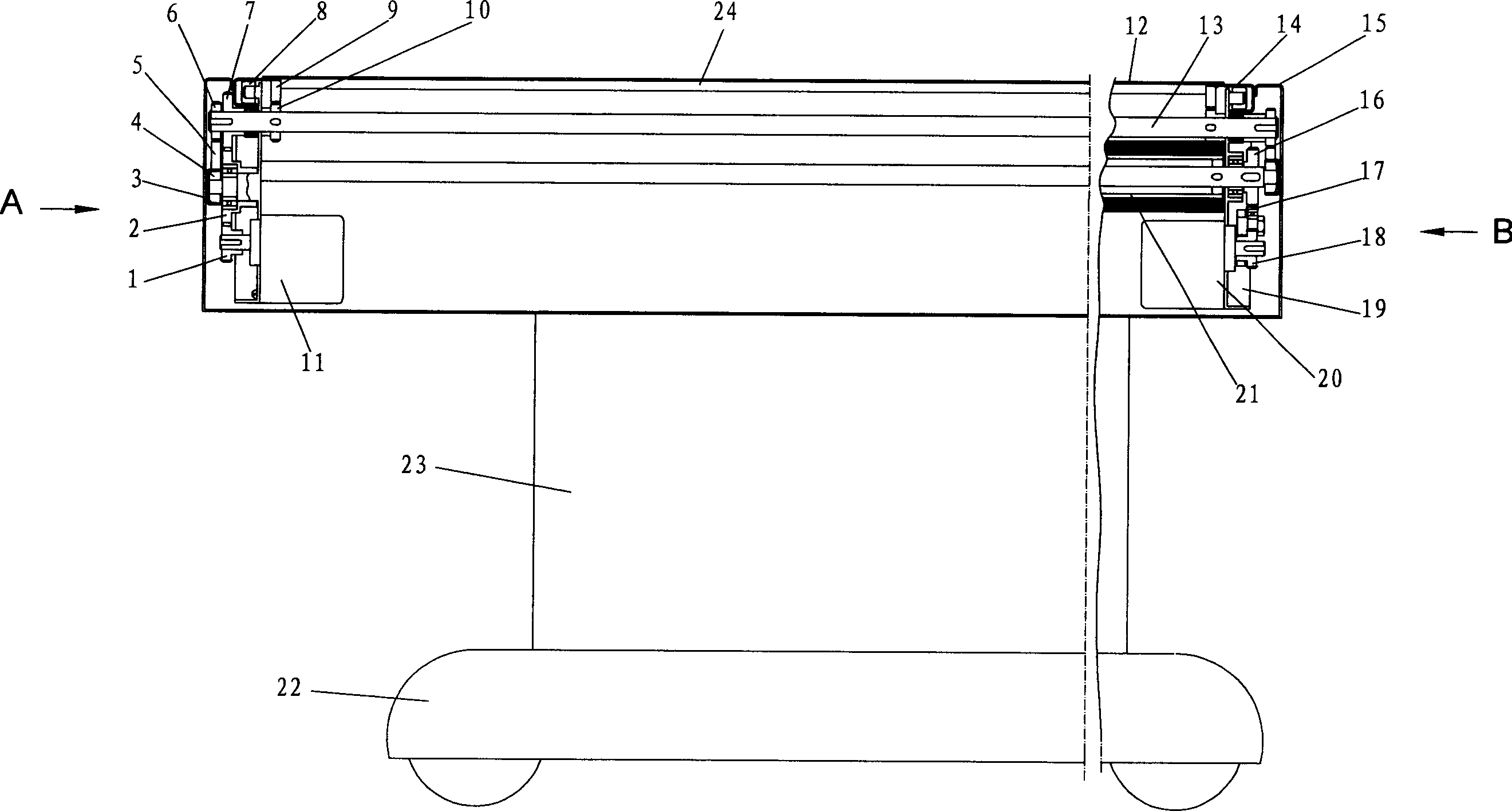 Operating table capable of automatically fetching patient