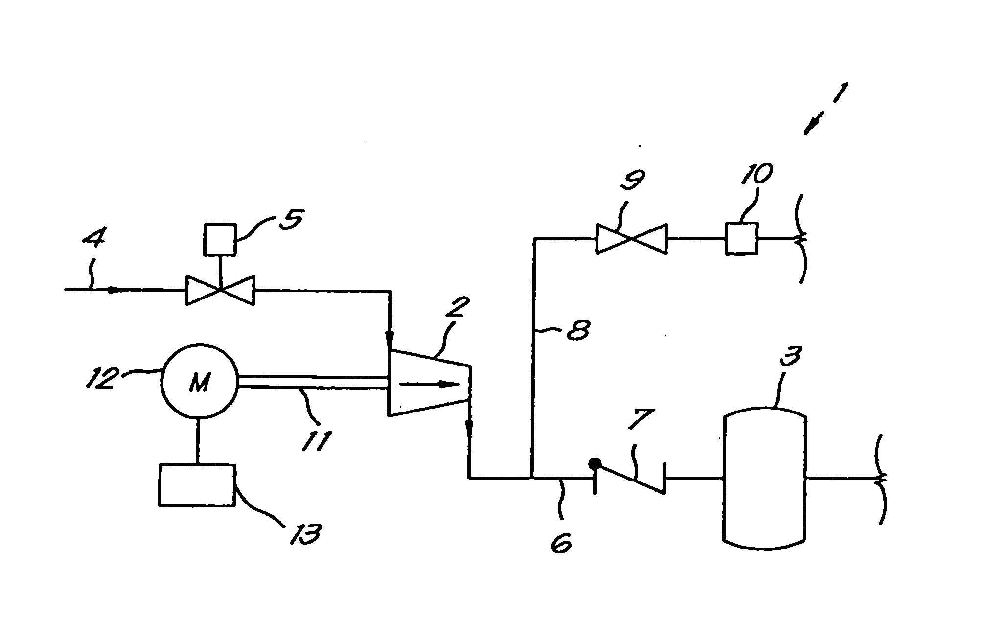 Method for controlling a compressor