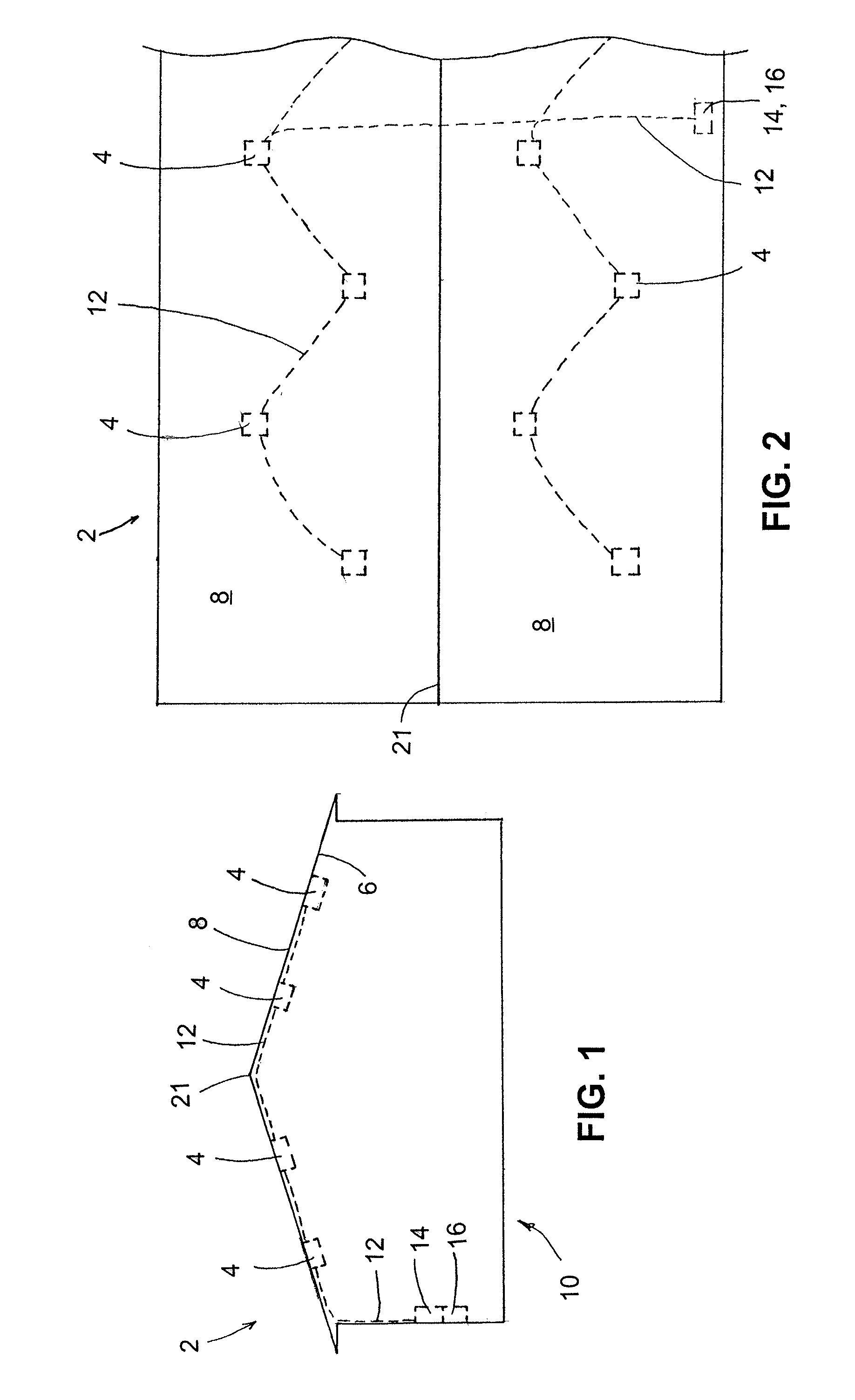 Snow removal method and system for a metal roof