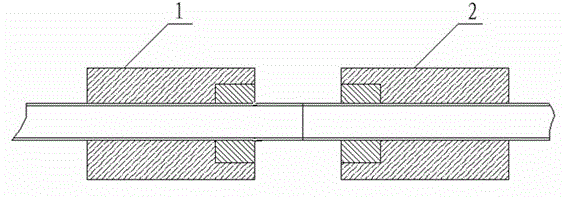 Pipeline piece resistance butt welding method