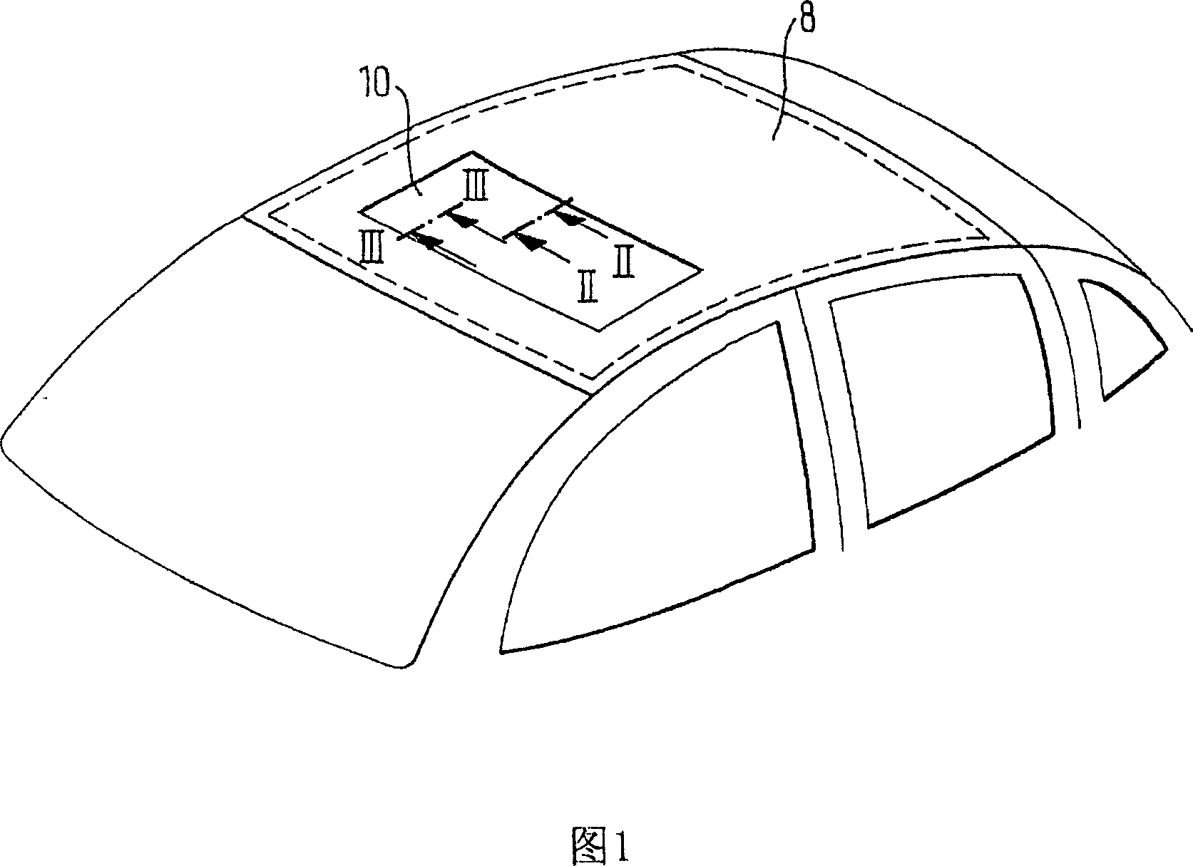 Composite part, in particular a vehicle panel