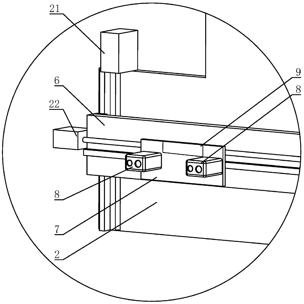 Experimental testing device for mechanical properties of horizontal axis composite wind turbine blades