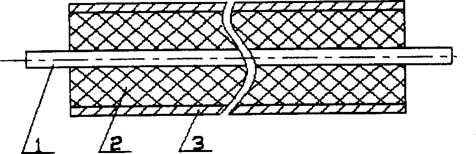 Current-limiting armoured heating cable and element