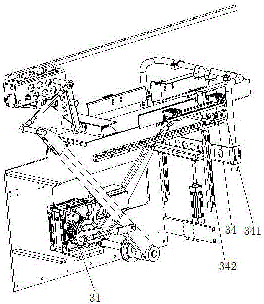 Material clamping and conveying method for prefabricated bag packaging machine