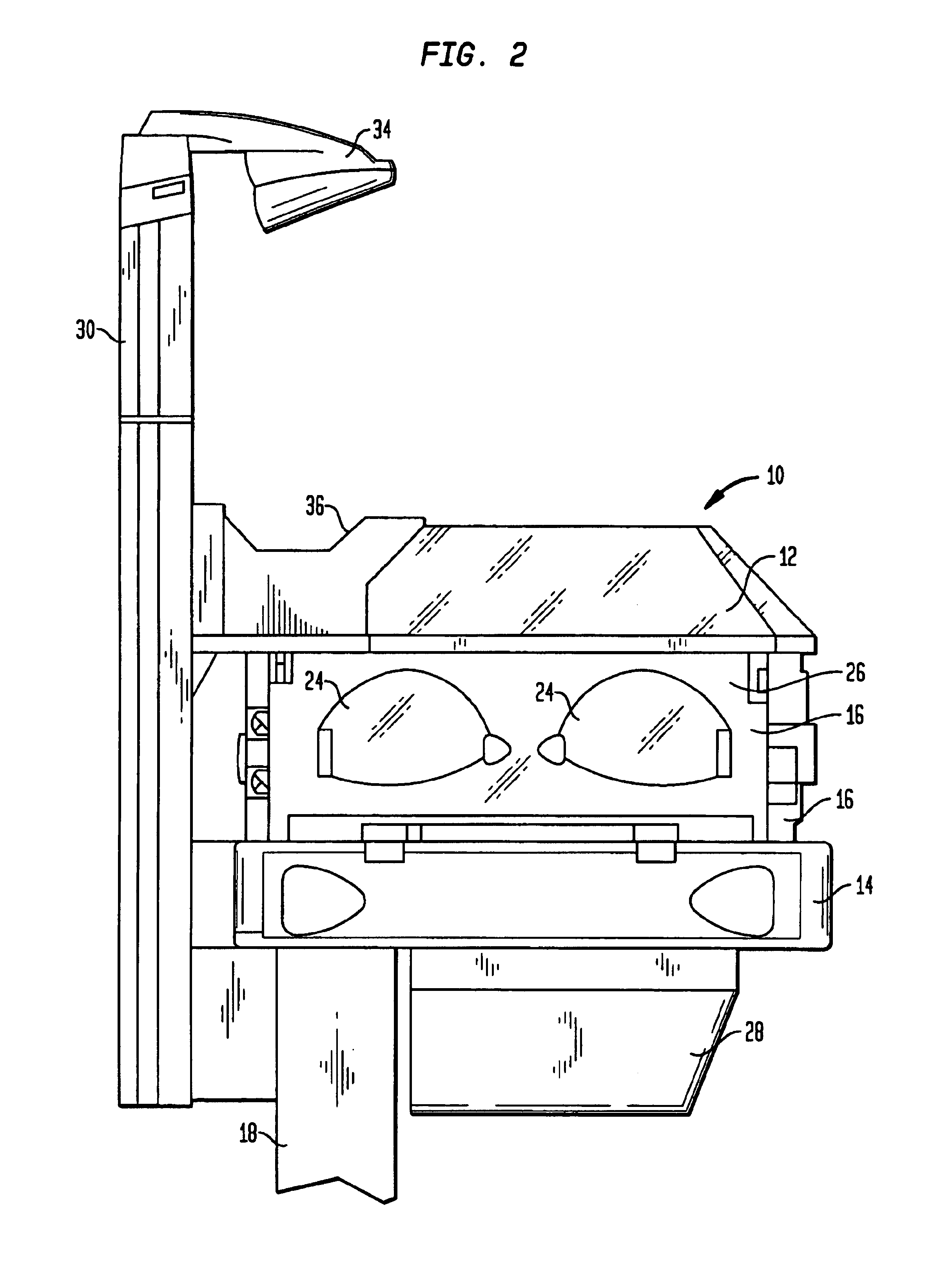 Infant care apparatus with object detection sensing