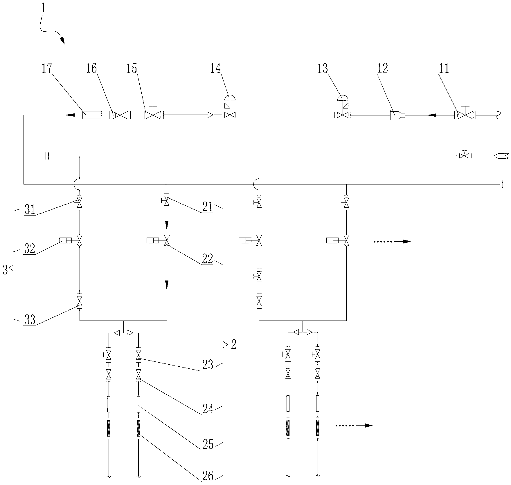 Method for supplying oxygen to blast furnace oxygen-enriched coal spray