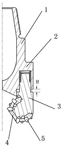 Novel tricone bit