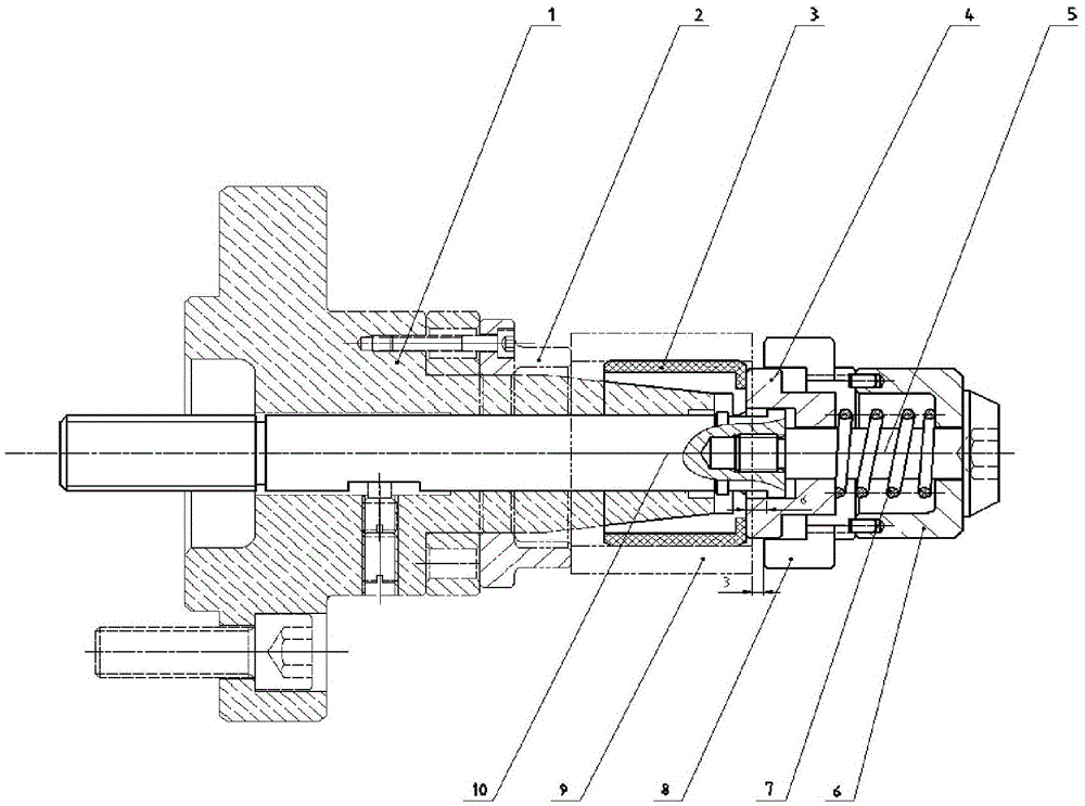 Finish turning clamp for machining high-precision thin-wall part