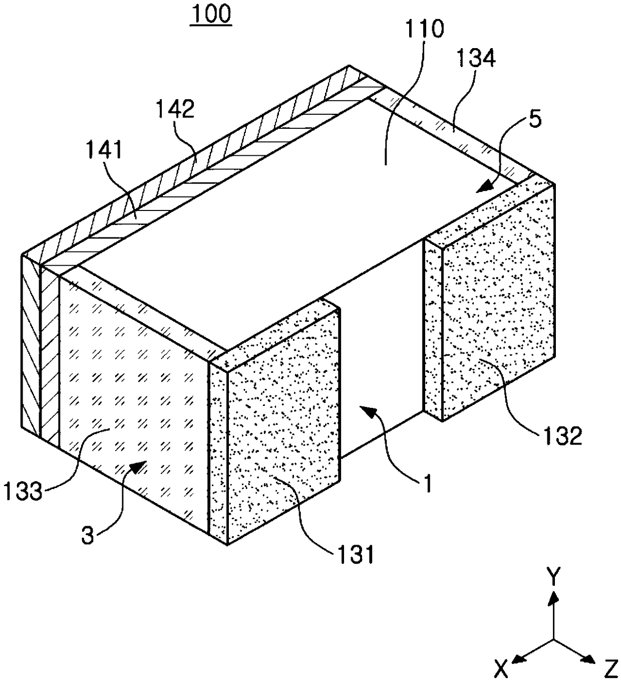 Multilayered capacitor and board having the same mounted thereon