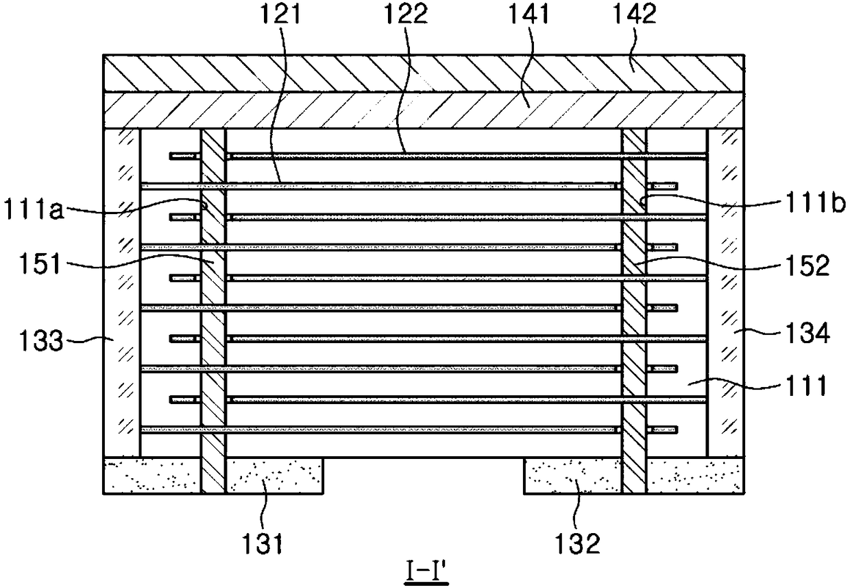 Multilayered capacitor and board having the same mounted thereon