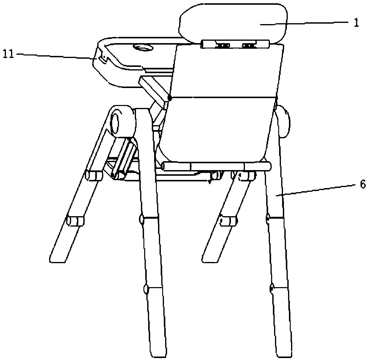 Multifunctional child dining chair