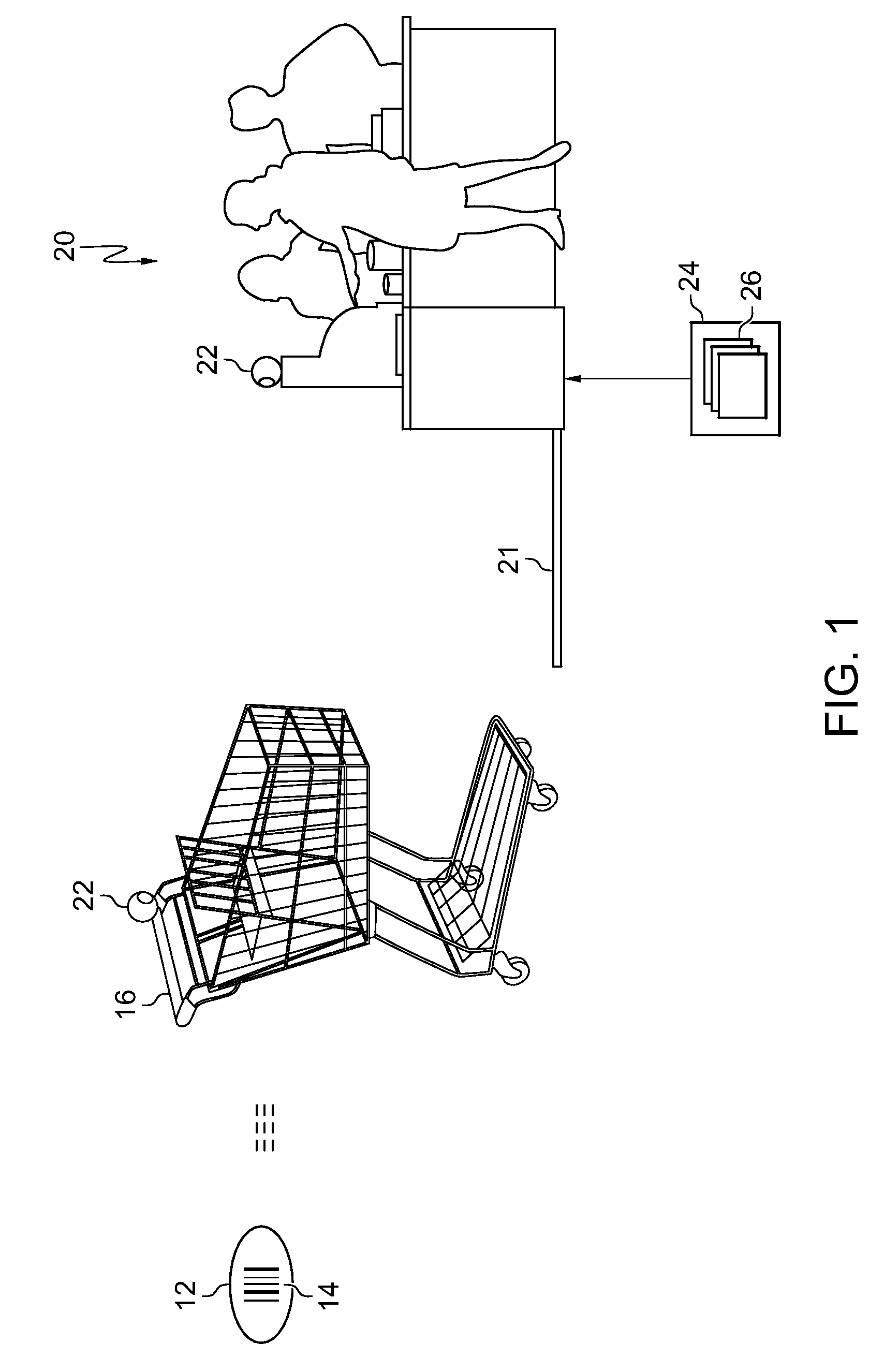 Method, system, and program product for determining a state of a shopping receptacle