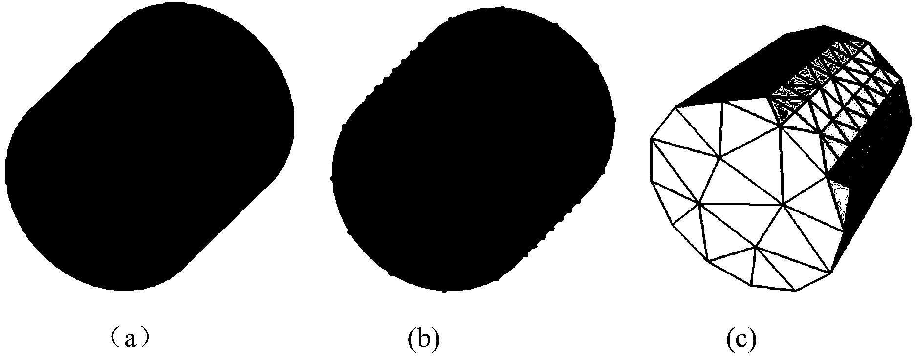 Tetrahedral mesh generation method and device for three-dimensional solid model