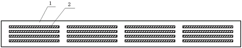 Dragging belt of composite materials