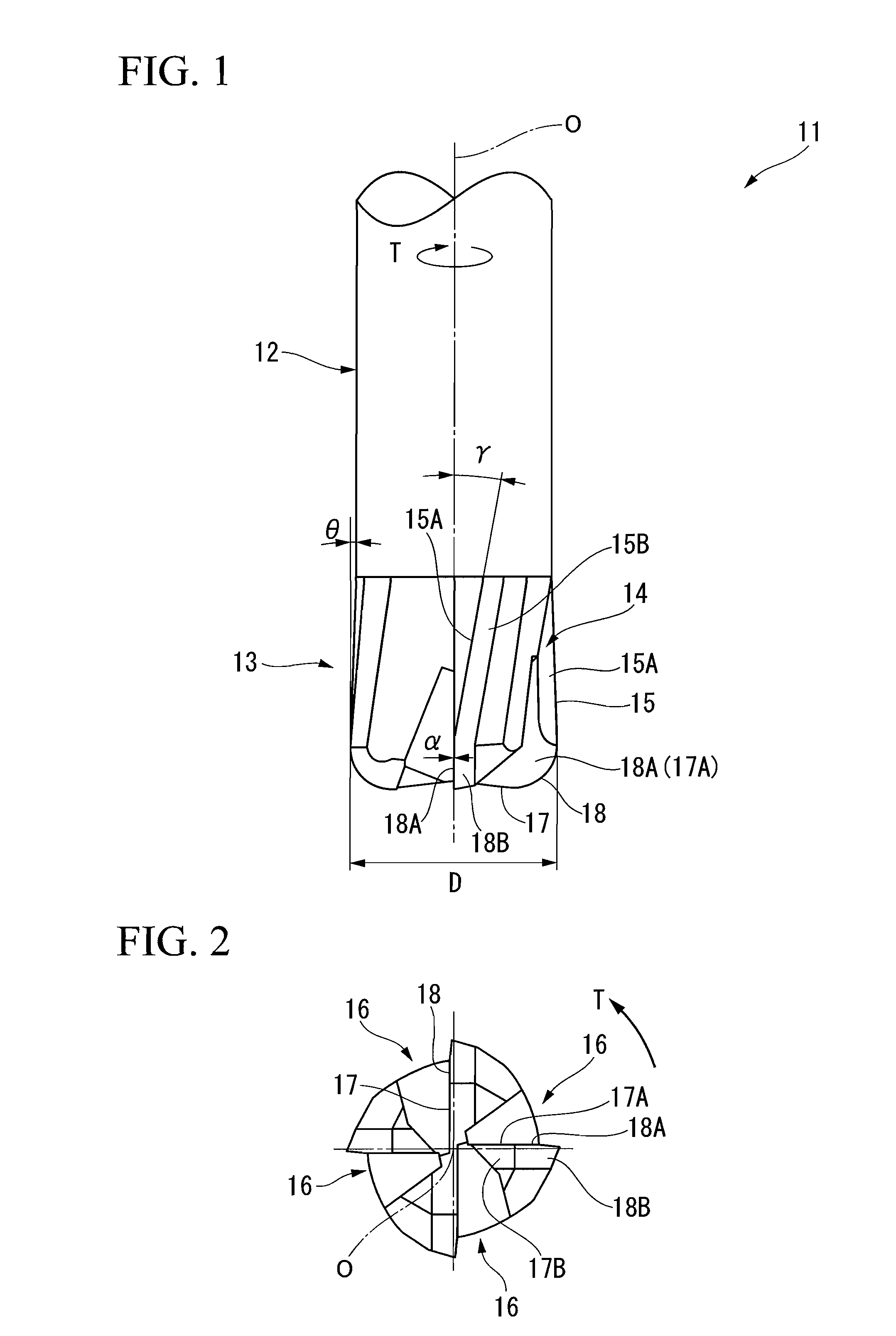 Radius end mill and cutting method