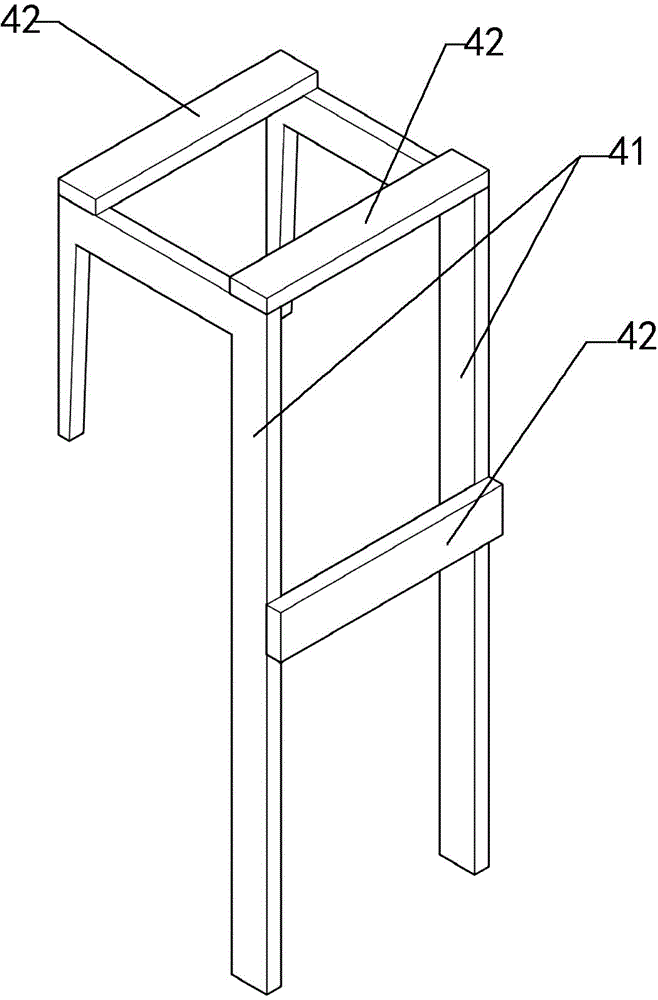 Method for limiting and mounting curtain wall pre-embedded part and mounting die used for method