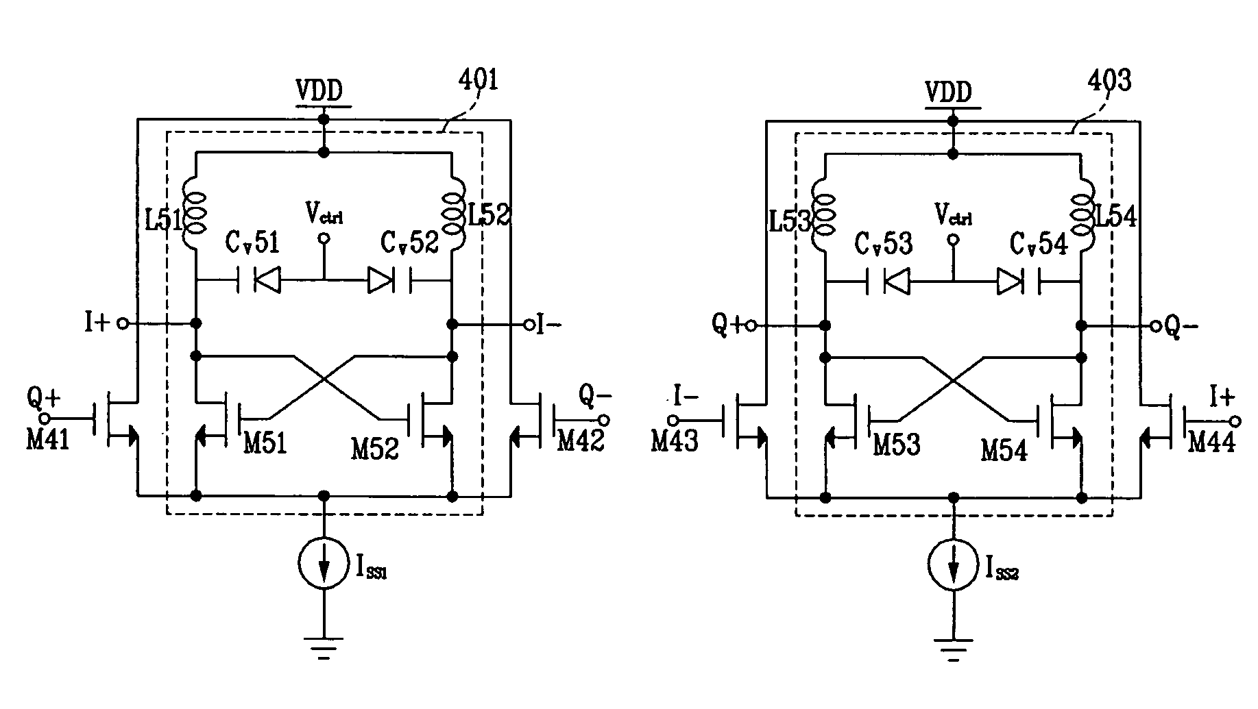 Source-injection parallel coupled LC-quadrature voltage controlled oscillator