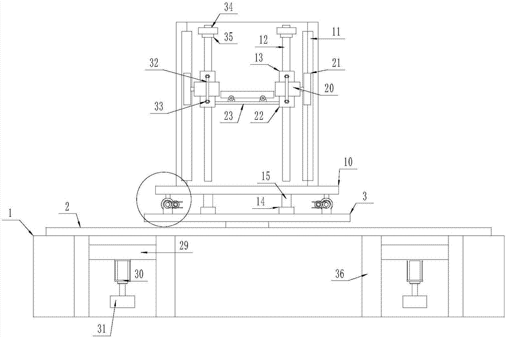 Material lifting equipment with auxiliary clamping function and capable of achieving planar moving