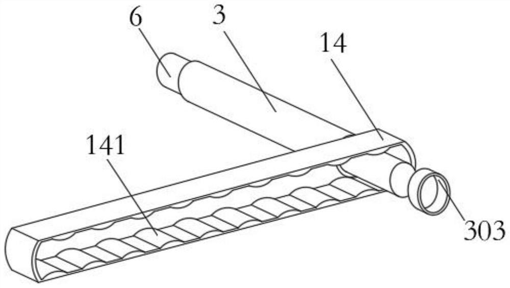 Conveying track for vacuum packaged snack processing and application method thereof